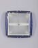 Vintage 1970s Italian-design blue glass ceiling lamp