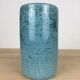 Blue ceramic roller vase