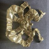 Gold brass knot wall hook