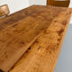 Ancienne table bistrot  Horgen Glarus en bois et fonte début XX eme