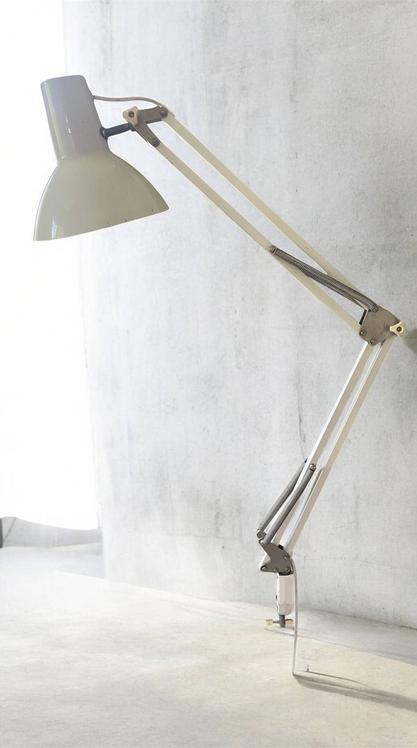 Lampe d’architecte Wechselstrom, lampe industrielle articulée RDA 70´s