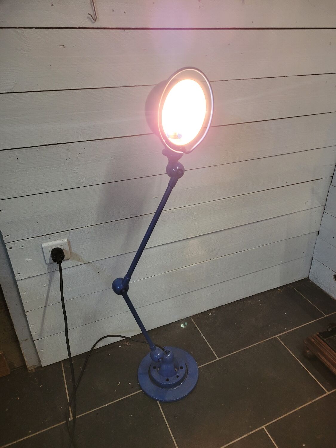 Old Jielde two-arm lamp