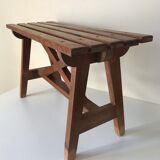 Vintage oak bench years 60