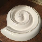 Ceramic dish snail shape