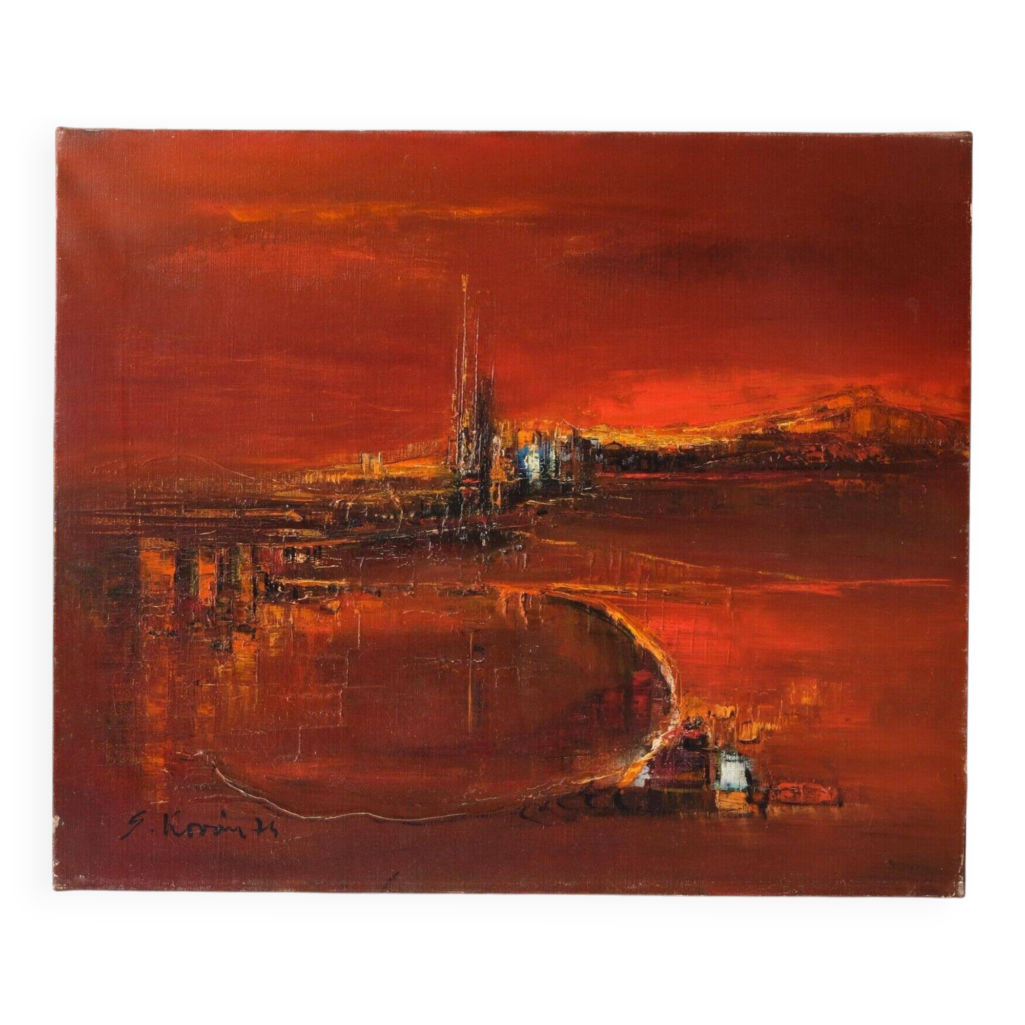 Stéphane KOVAN (XX) Abstract Painting