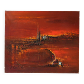 Stéphane KOVAN (XX) Abstract Painting