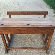 Bureau d’écoliers des années 1950/60 en très bon état