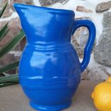 Blue pitcher