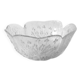 Clear Glass Bowl / Cow Parsley Design by Pertti Kallioinen / Finland / 1970