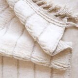 Tapis Blanc Beni Ouarain - 253 x 153 cm