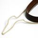 1960s oval large teak wall mirror with thick nylon rope | Made in Italy