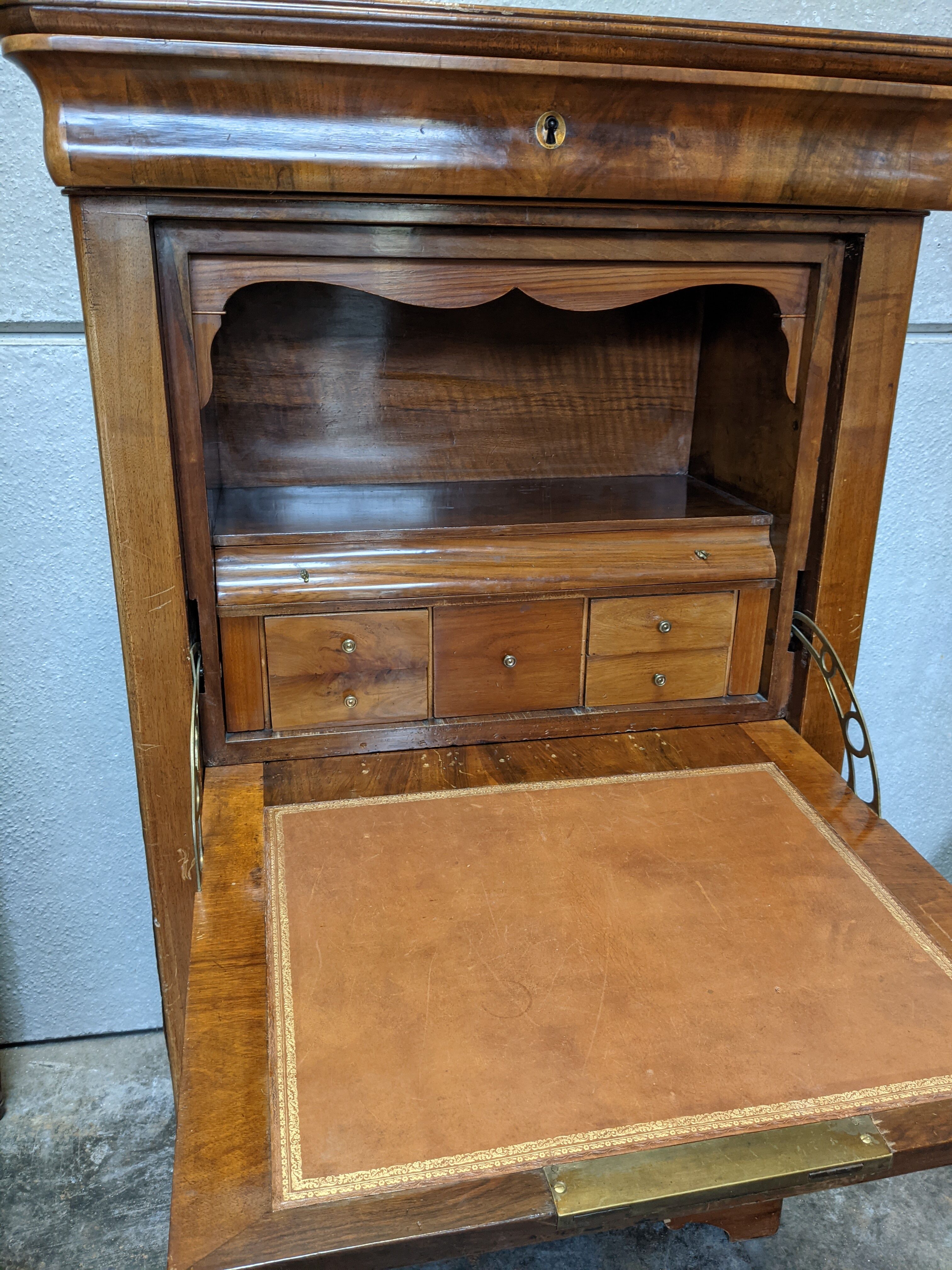 Early twentieth century writing desk with secret cache