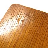 Elm bedside table, Swedish Modern, bodafors, Sweden, 1940