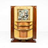 Mid-century modern bar cabinet by Paolo Buffa, 1950s.
