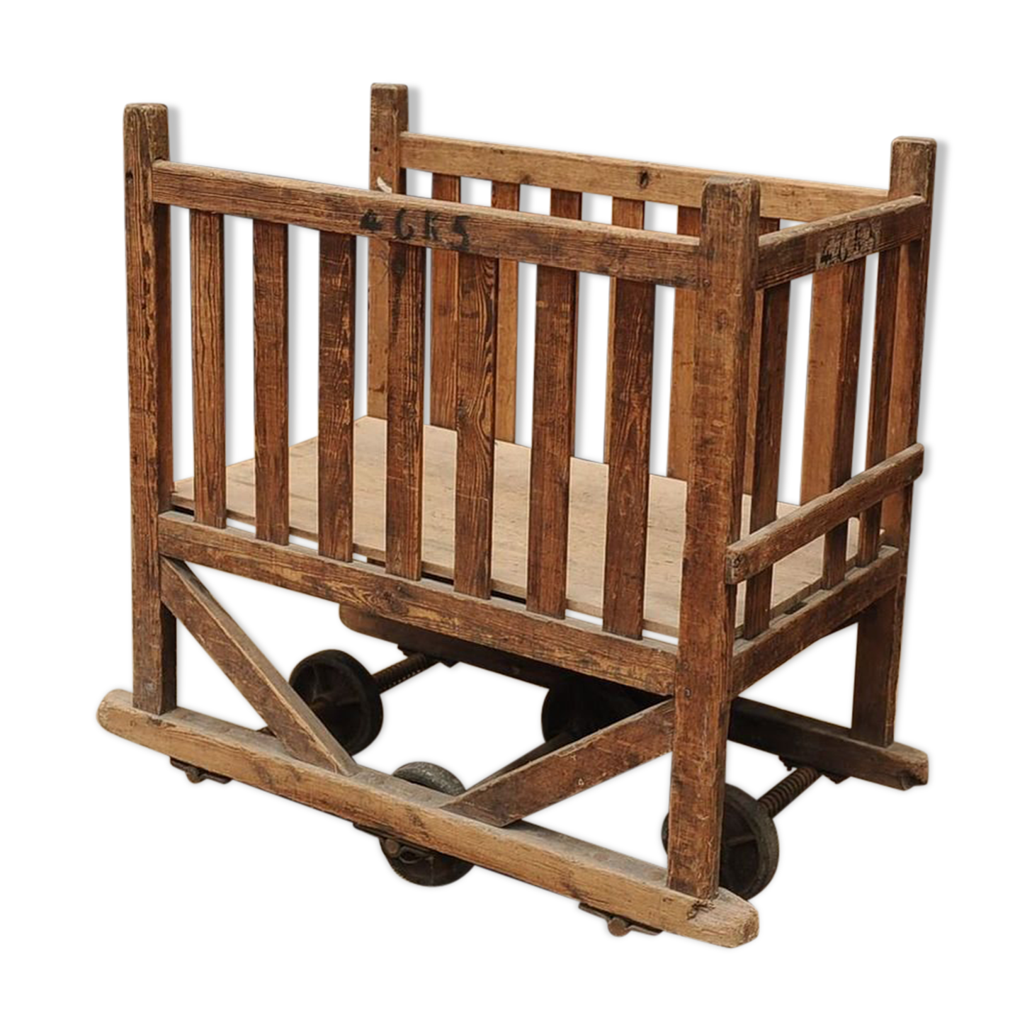 Factory trolley for 1940s fir textile