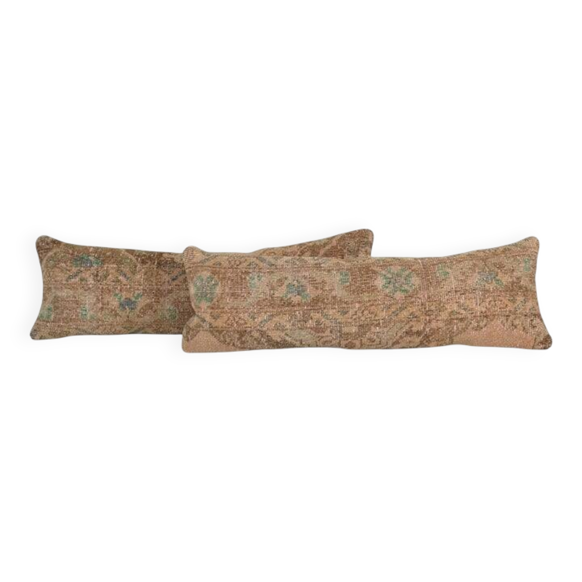 Set of 2 vintage Turkish cushion covers 30x89 cm