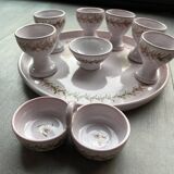 Egg cups, 9-piece service by Michel Spire