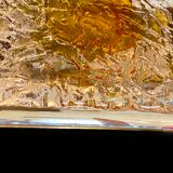 Pair of wall lamps Mazzega chrome structure