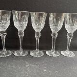 5 Water glasses – Mouth-blown and hand-cut crystal