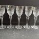 5 Verres à eau – Cristal soufflé bouche et taillé main