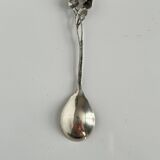 Silver spoon with amber
