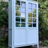 Vintage 1960s Parisian glass cabinet