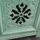 Buffet in painted and patinated mahogany wood dating from the late nineteenth century