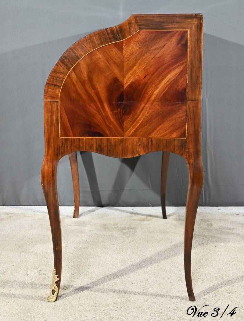 Mahogany and Rosewood Cylinder Desk, Louis XV period – 1st part XVI