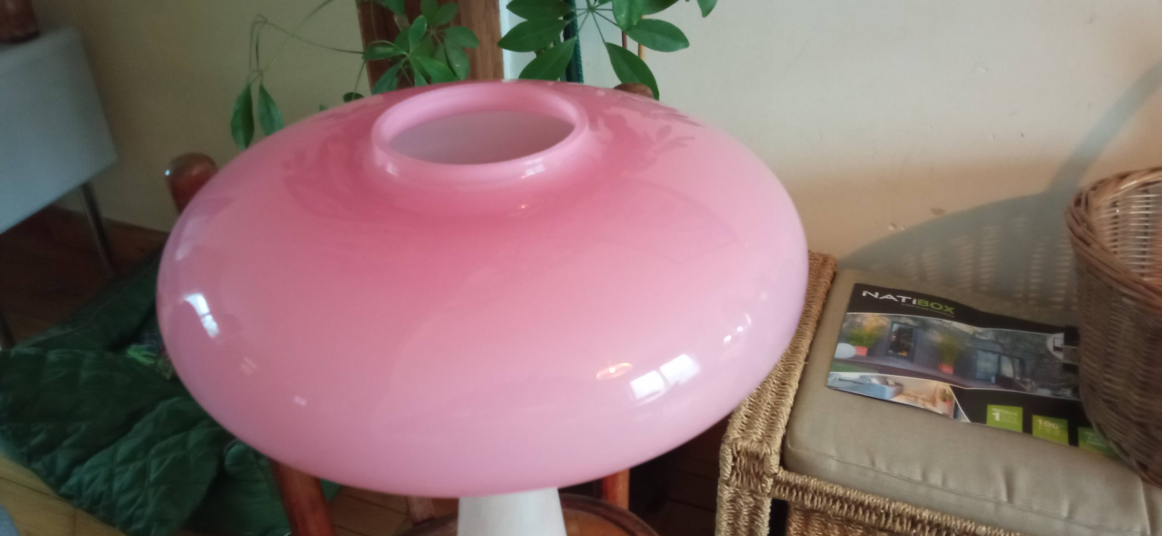 Mushroom lamp, vintage, Murano glass