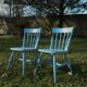 Pair of vintage wooden chairs