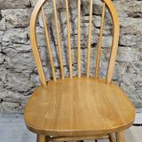 Set of 4 Danish chairs with vintage bars