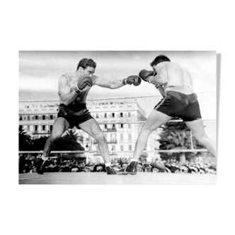 Photographie "Marcel Cerdan, veritable legende de la boxe"