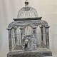 Iron and wood bird cage