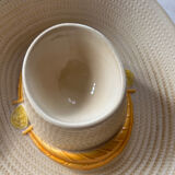 Vintage dish slip hat nachos