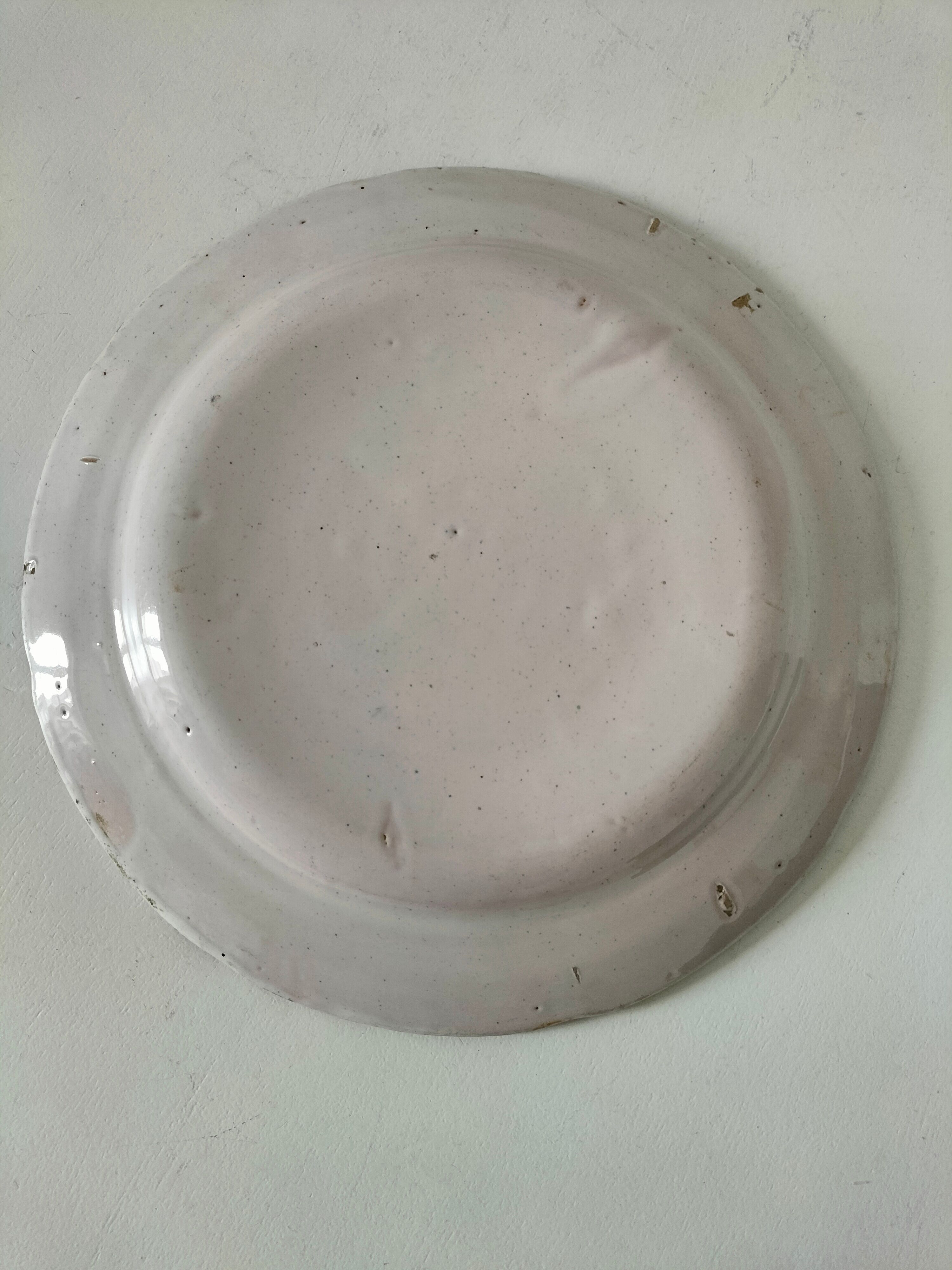 Earthenware plate from the East – attributed to Islettes, 19th century