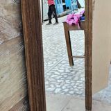 Burmese teak mirror