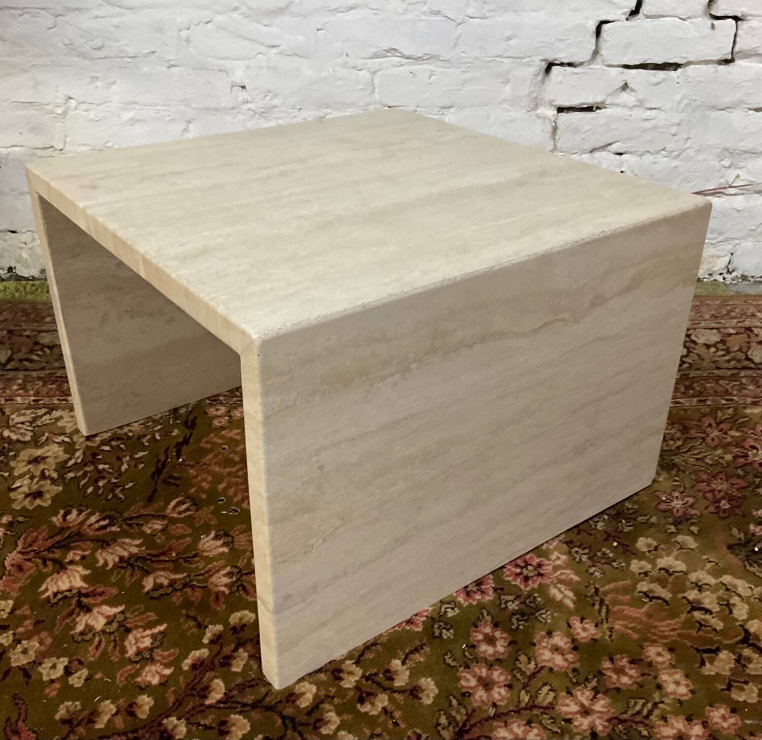Travertine coffee table from the 70s