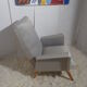 Pair of vintage chairs from the 50s compass feet