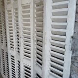 Anciennes persiennes H244cmxl200cm 8 vantaux