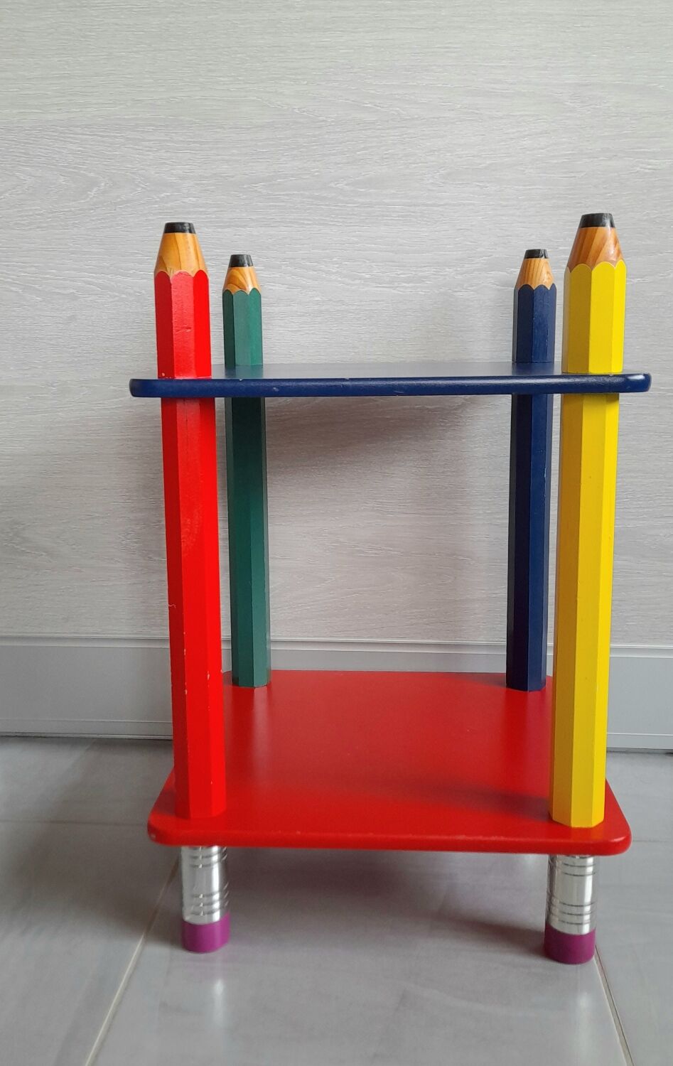 Bedside table pencils Pierre Sala 80s
