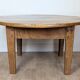 Table basse ronde en noyer