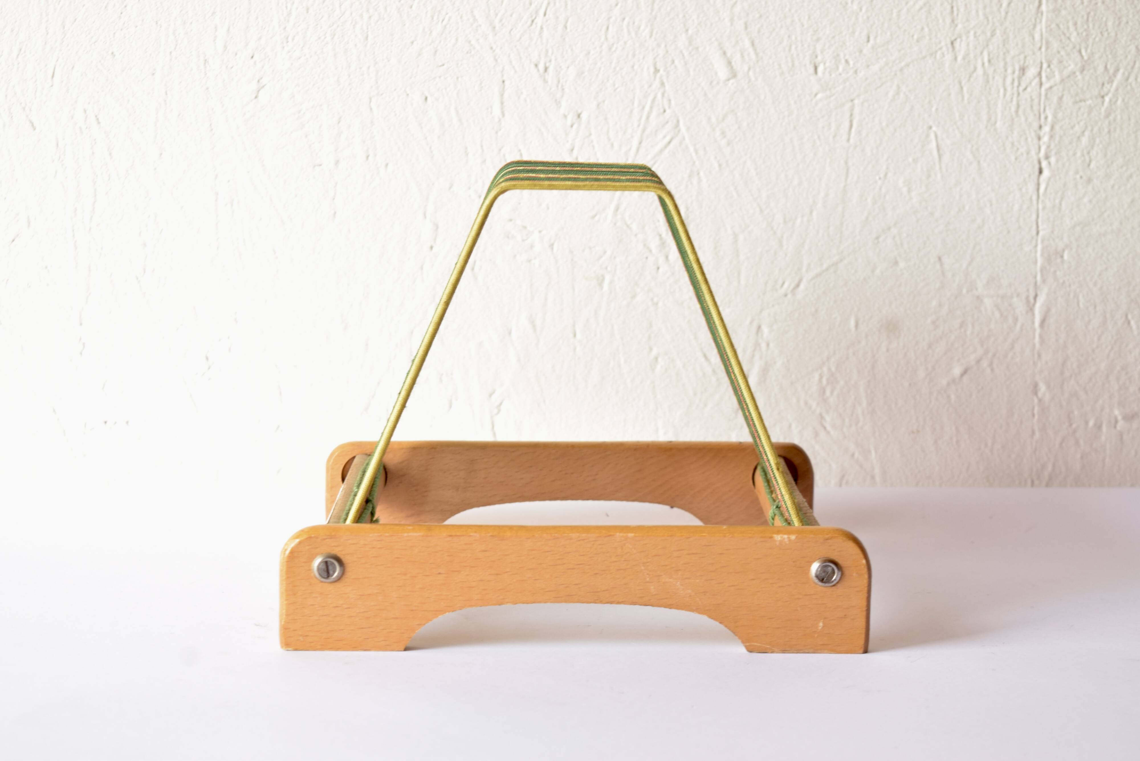 Vintage record rack for 25 vinyls - 1960s