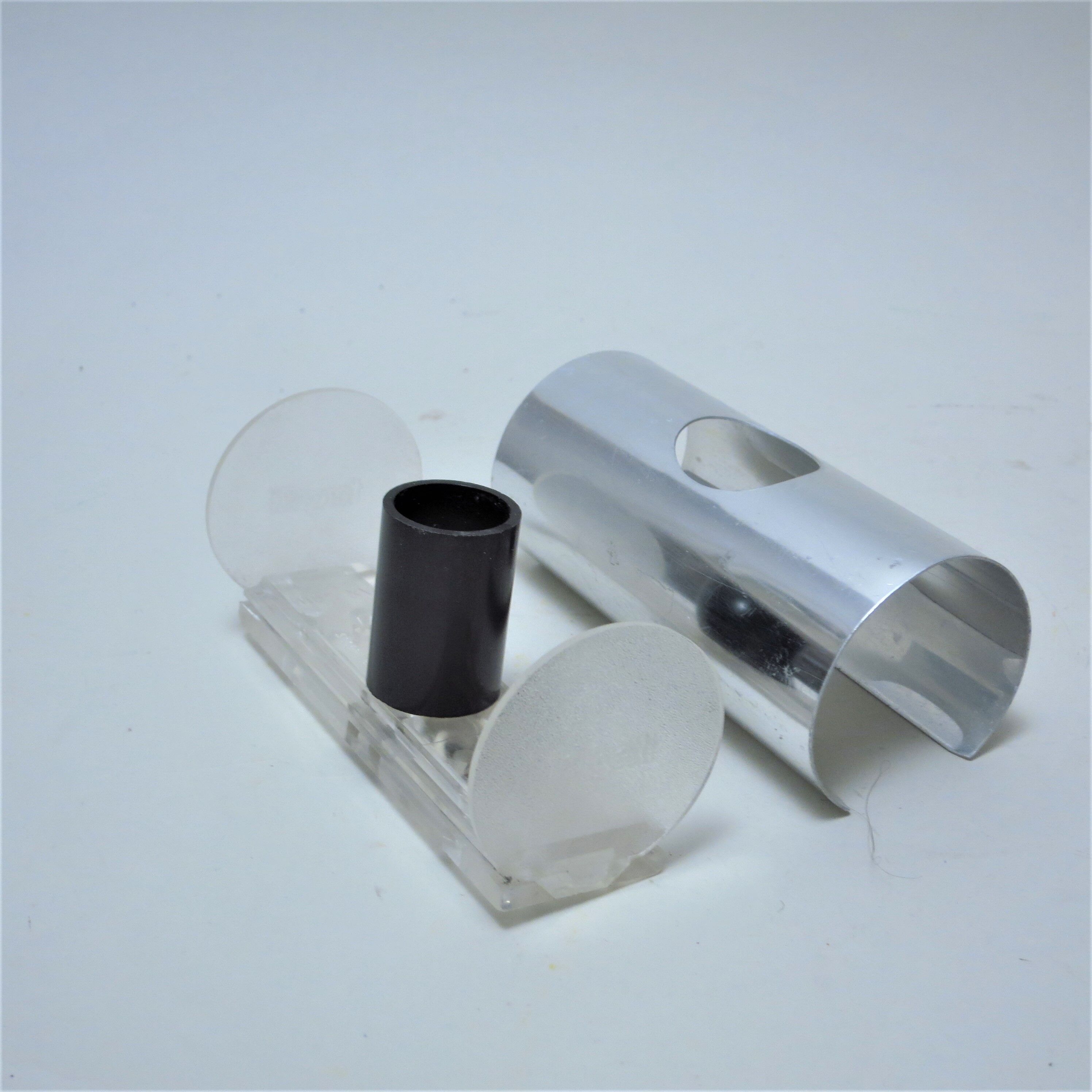 Pair of Chrome Appliques Targetti 70s