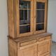 Sideboard curiosity cabinet made of solid antique wood