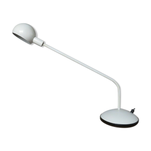 lampe de bureau en métal - blanc