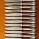Christofle marly 12 marly knives 19.5 cm superb condition