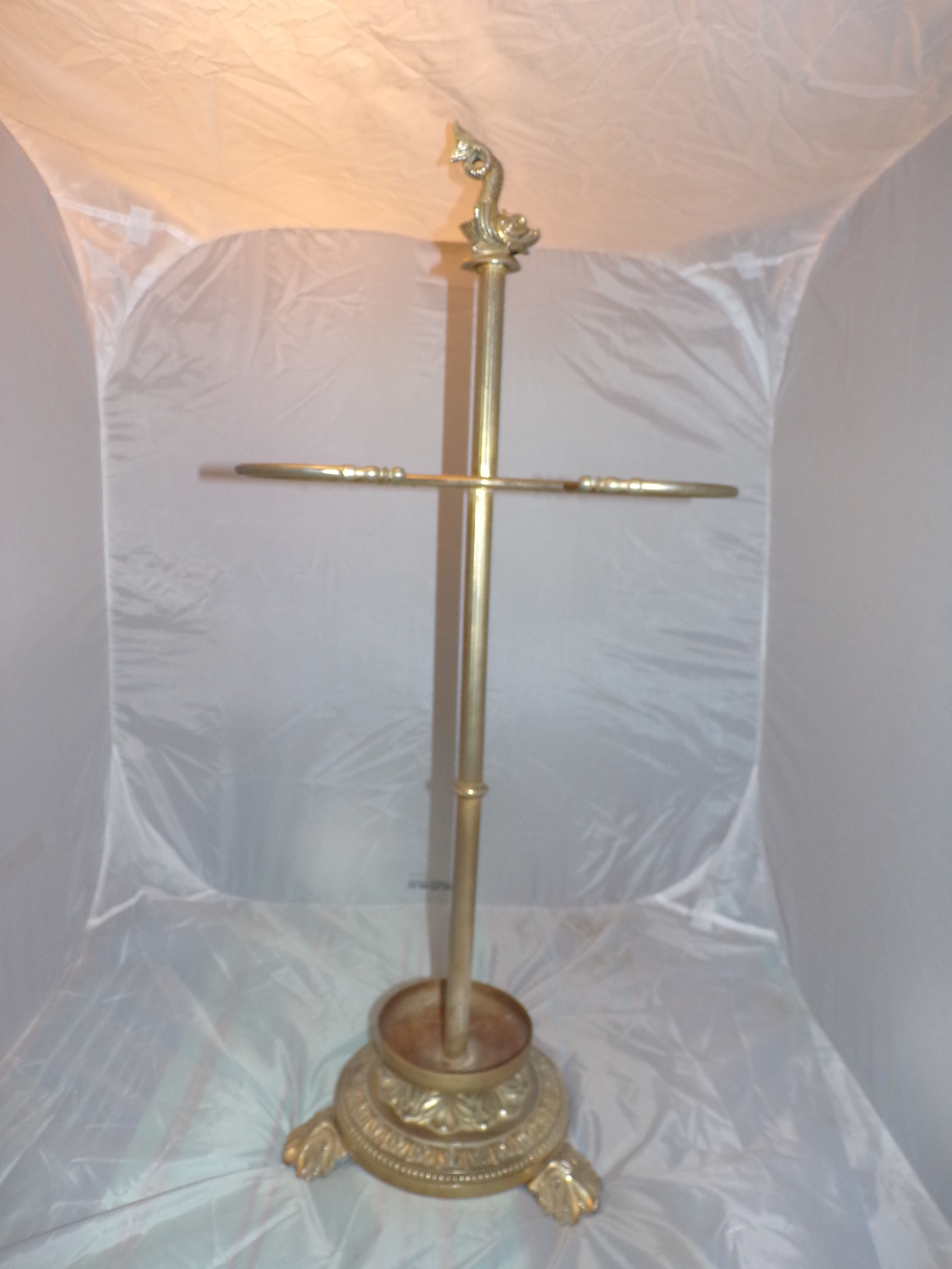 Brass umbrella holder