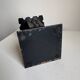 Vintage brutalist heavy wrought iron candle holder sculpture
