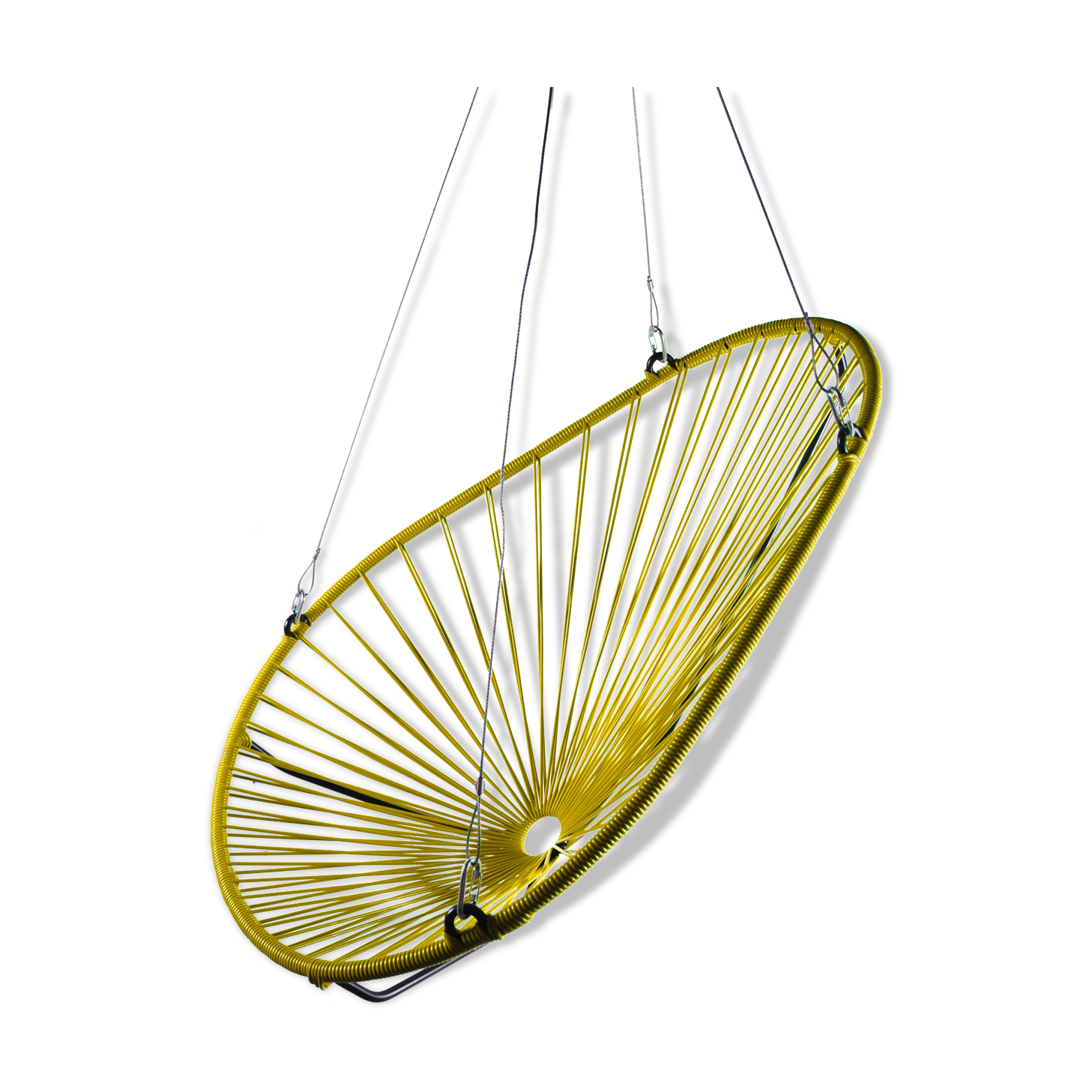 Acapulco hanging yellow armchair