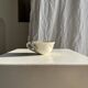 Set of 6 antique bird-patterned coffee cups